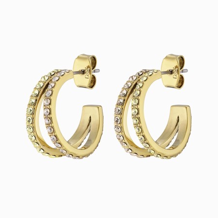 Dyrberg Kern Twinnie Gold Earrings - Golden